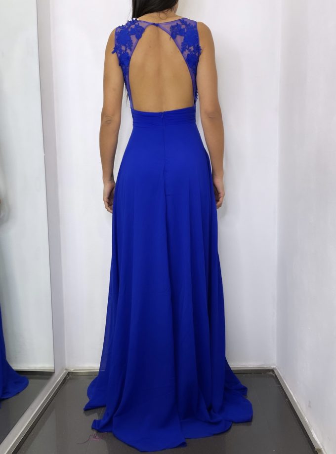 Vestido Espalda Flores