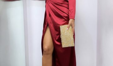 Vestido Nudo Mangas