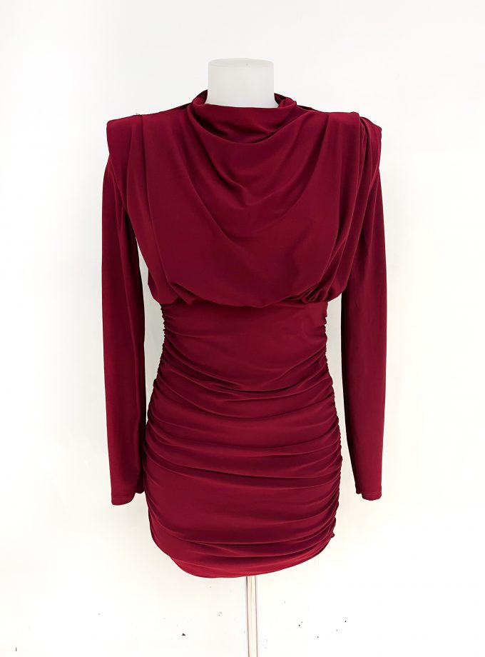 Vestido Hombreras Mangas