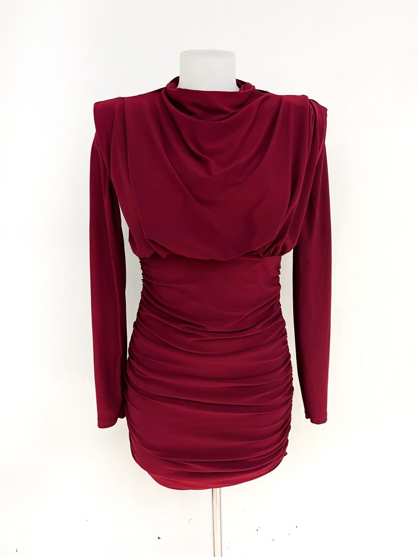 Vestido Hombreras Mangas - Imagen 10