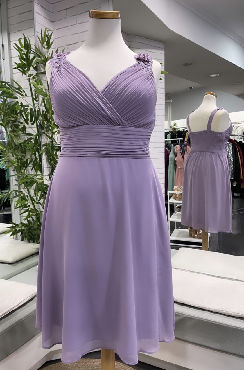 Vestido Curvy Pétalos Corto - Imagen 8