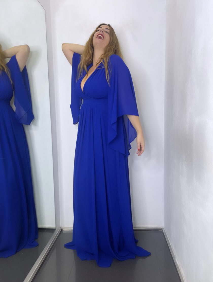 Vestido Gasa Mangas Curvy - Imagen 24
