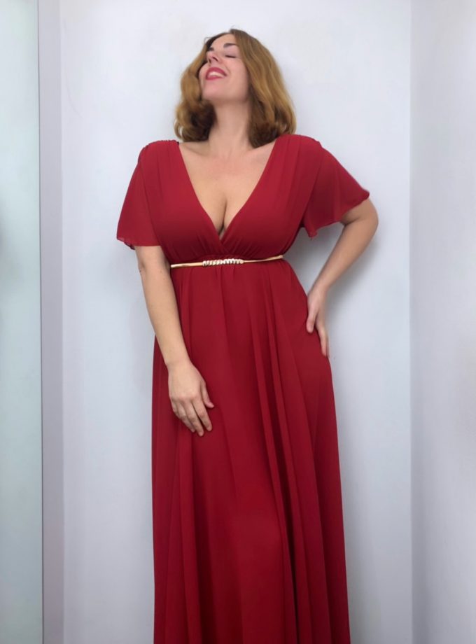 Vestido Bella Manga Corta