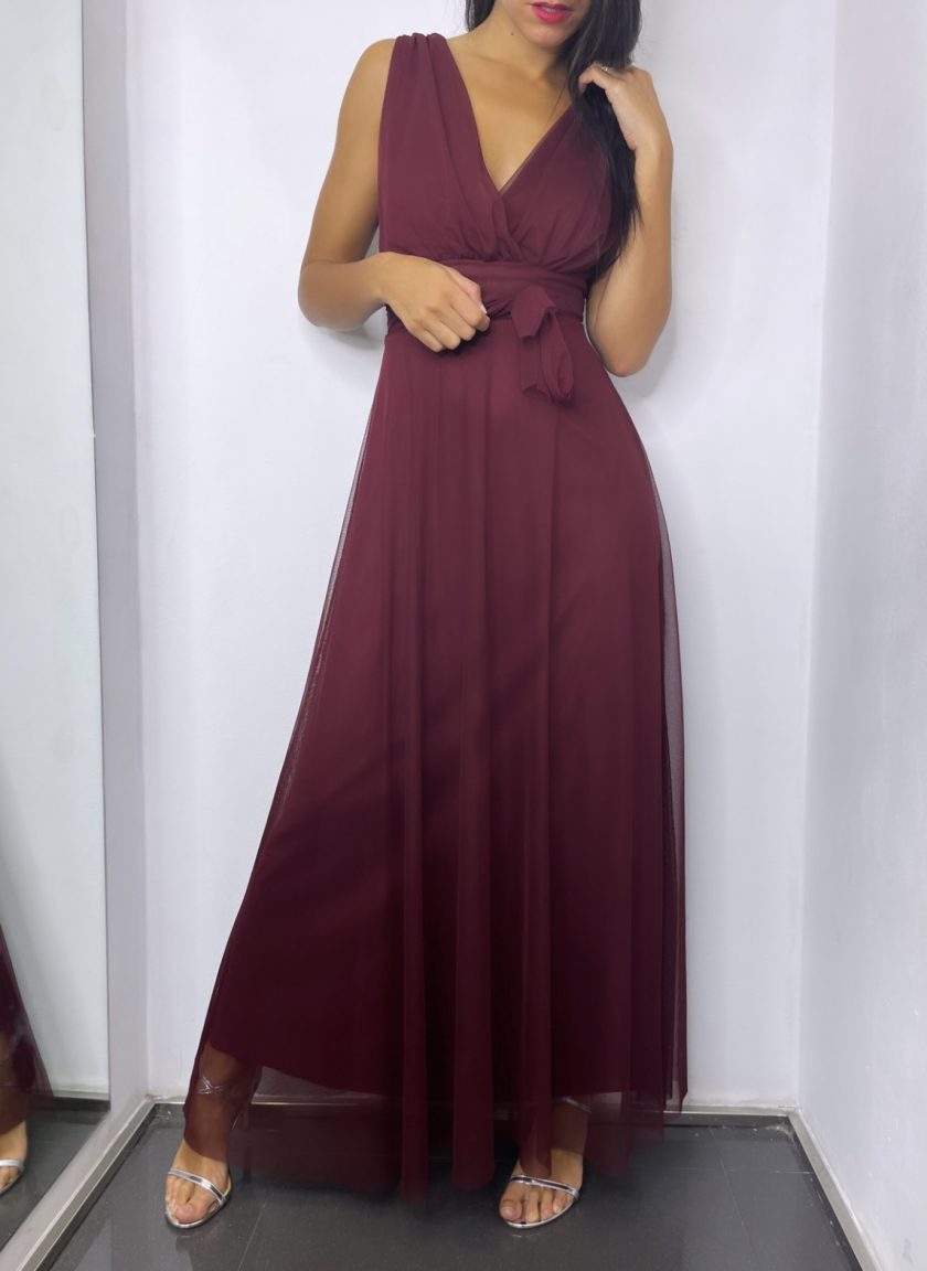 Vestido Tul Basic Cintura - Imagen 3