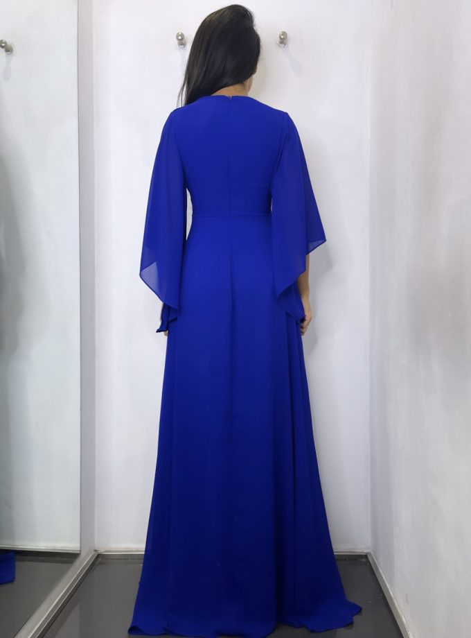 Vestido Gasa Mangas Curvy