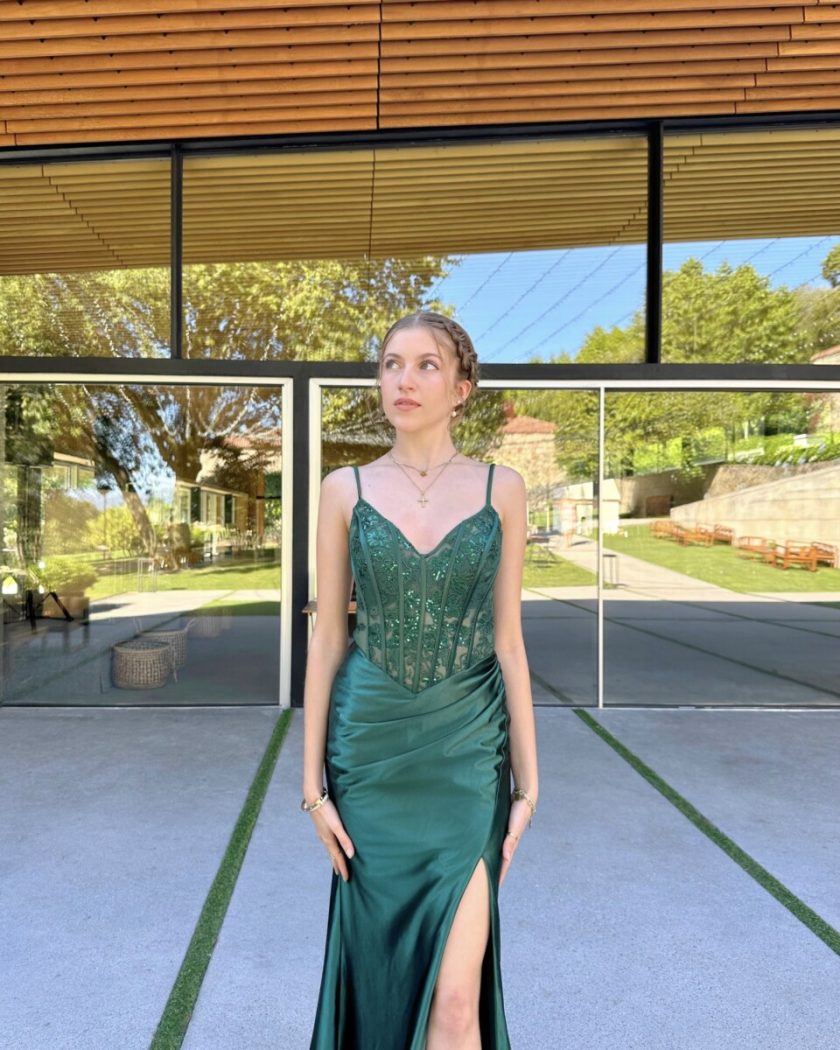 Vestido Seda Corpiño Varillas - Imagen 12