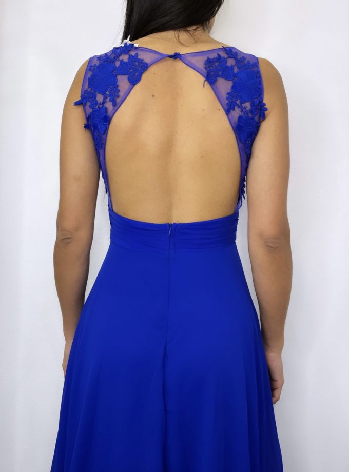 Vestido Espalda Flores