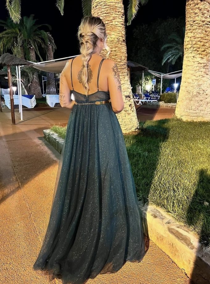 Vestido Tul Brillos