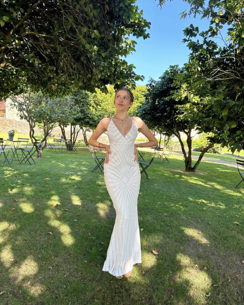 Vestido Shine Tirantes Novia