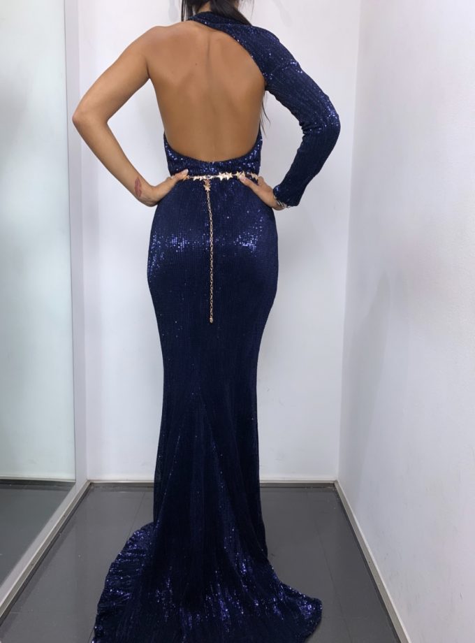 Vestido Lentejuelas Manga