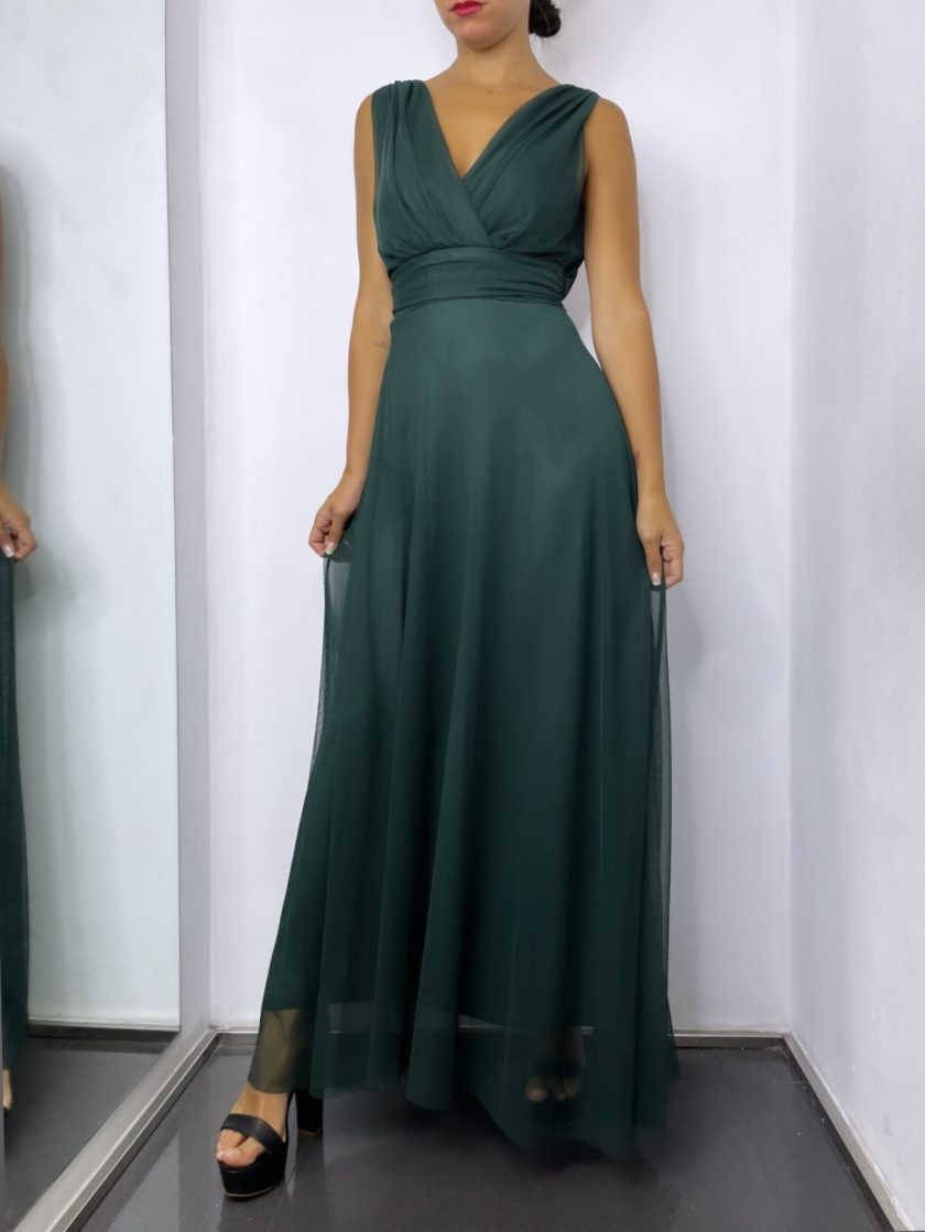Vestido Tul Basic Cintura - Imagen 12