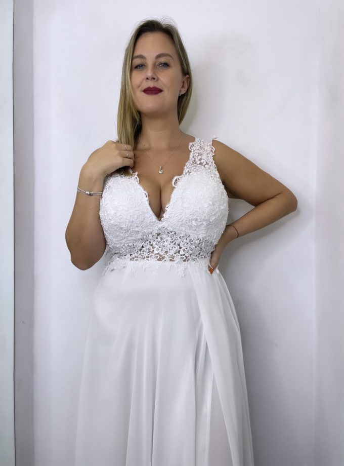 Vestido Dama Novia Curvy
