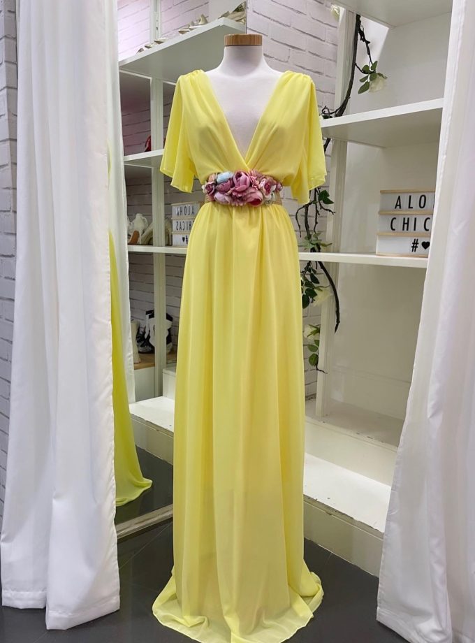 Vestido Bella Manga Corta