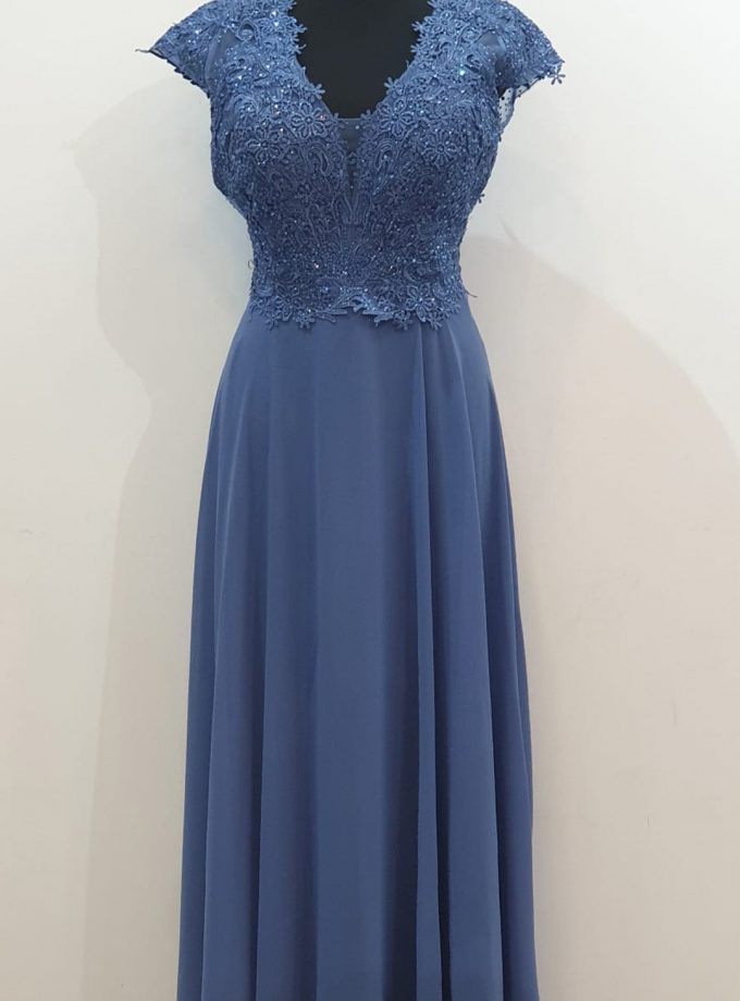 Vestido Encaje Brillos Curvy