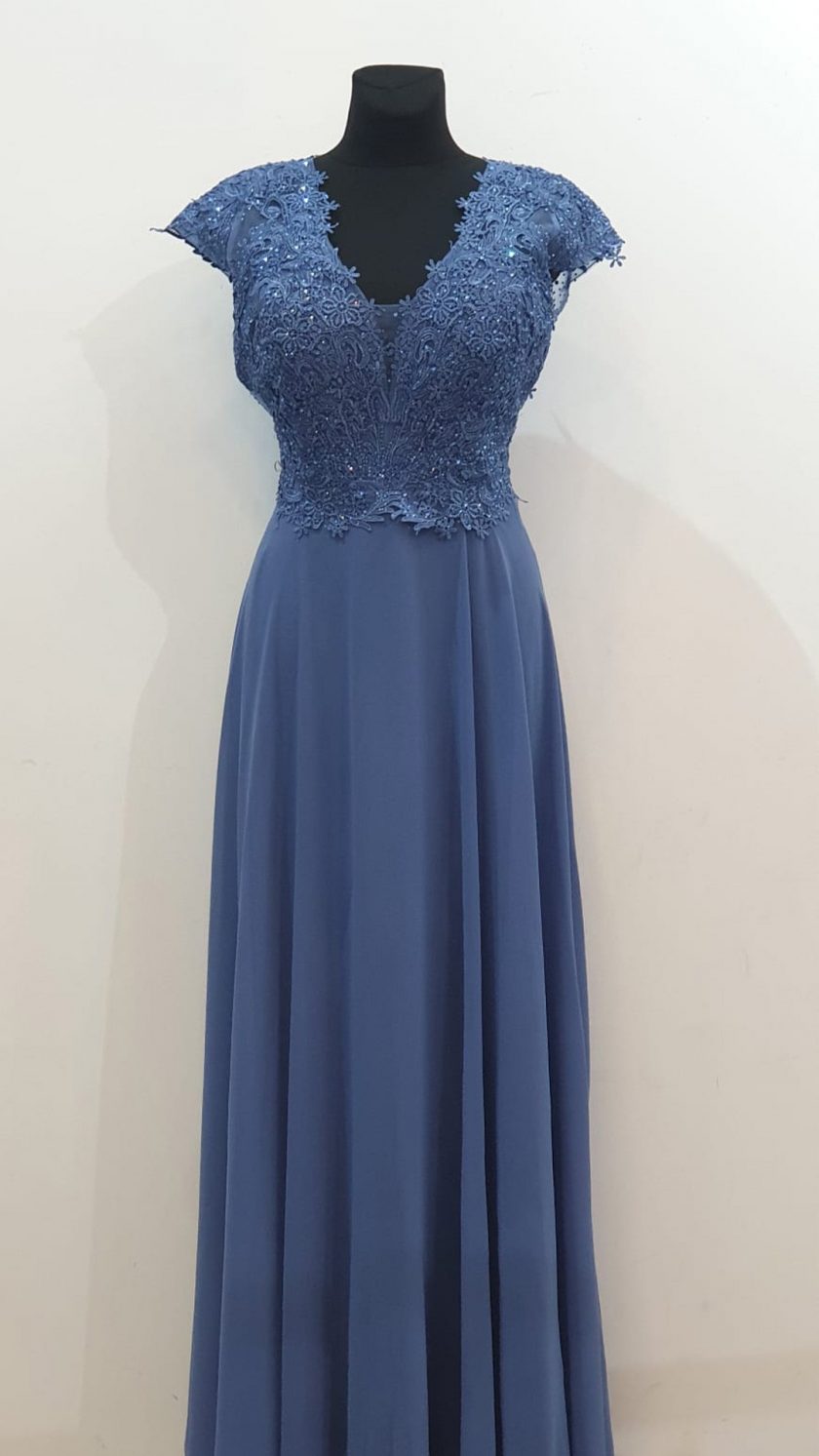 Vestido Encaje Brillos Curvy - Imagen 3