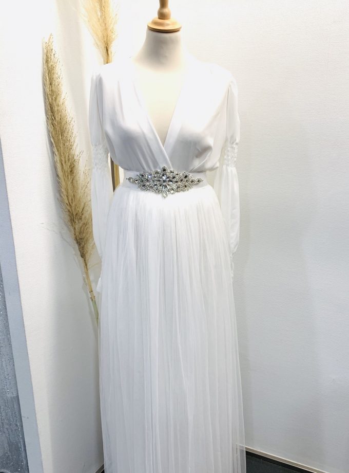 Cinturón Pedrería Novia Cruz Central