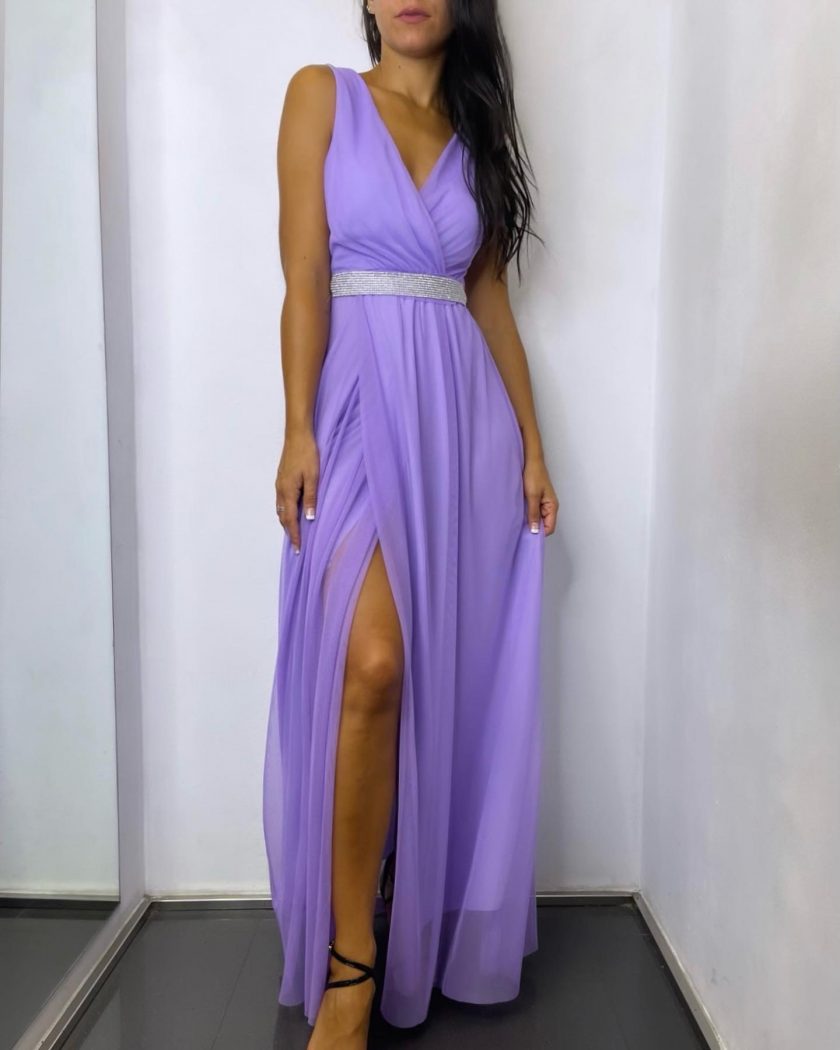 Vestido Tul Basic Cintura Brillos - Imagen 15