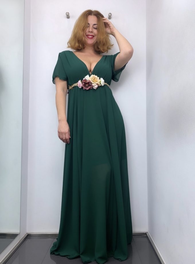 Vestido Bella Manga Corta