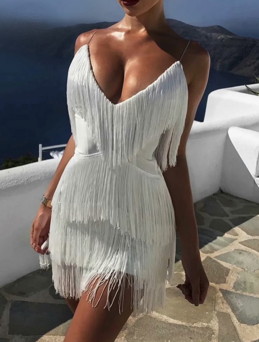 Vestido Flecos Uve - Imagen 8