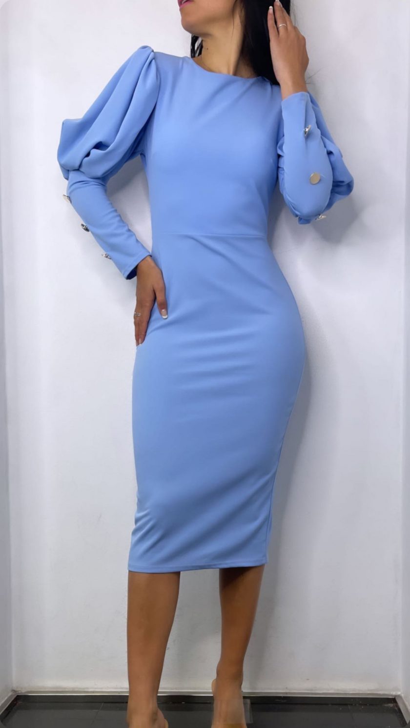 Vestido Midi Botones - Imagen 9