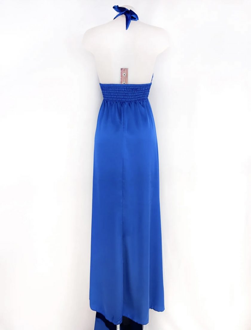 Vestido Seda Pecho Cruzado - Imagen 22