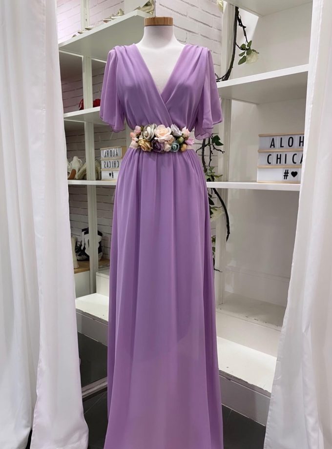 Vestido Bella Manga Corta