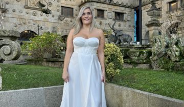 Vestido Corsé Seda Novia