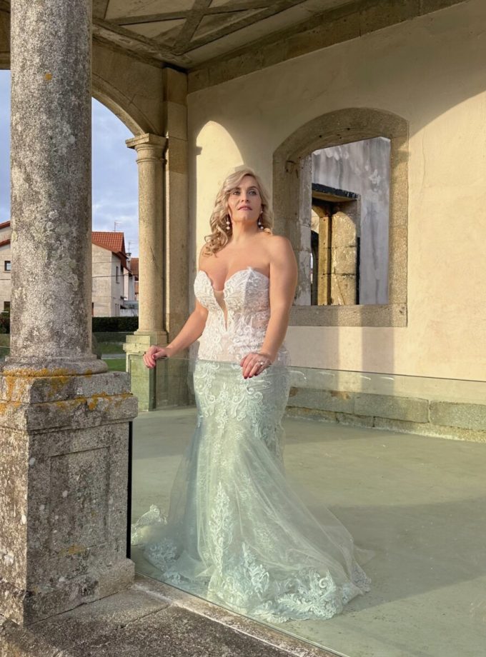 Vestido Tul Sirena Novia
