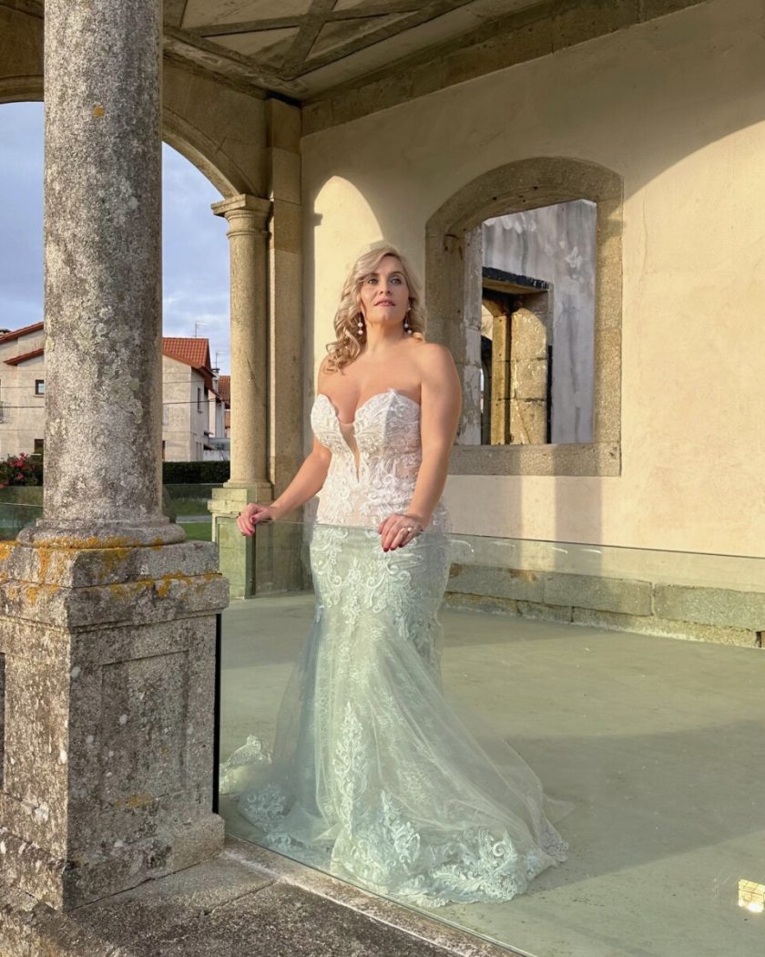 Vestido Tul Sirena Novia - Imagen 5