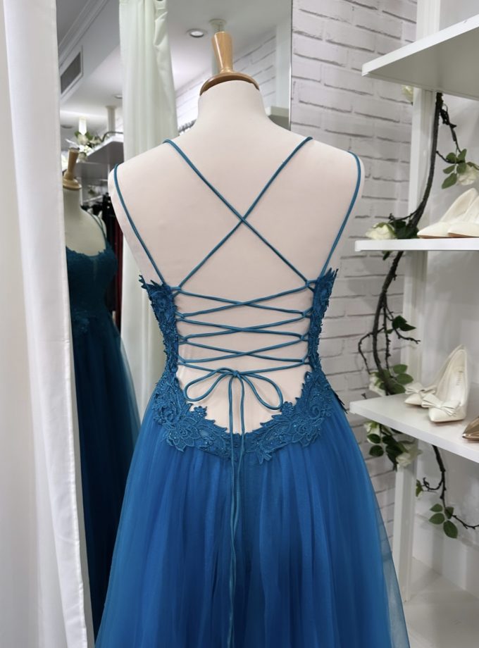 Vestido Tul Largo Abertura