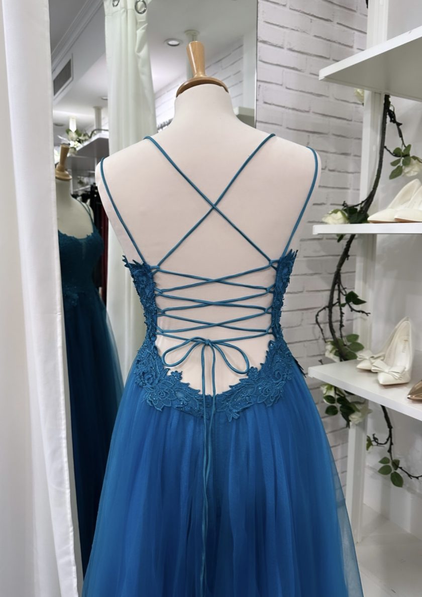 Vestido Tul Largo Abertura - Imagen 16