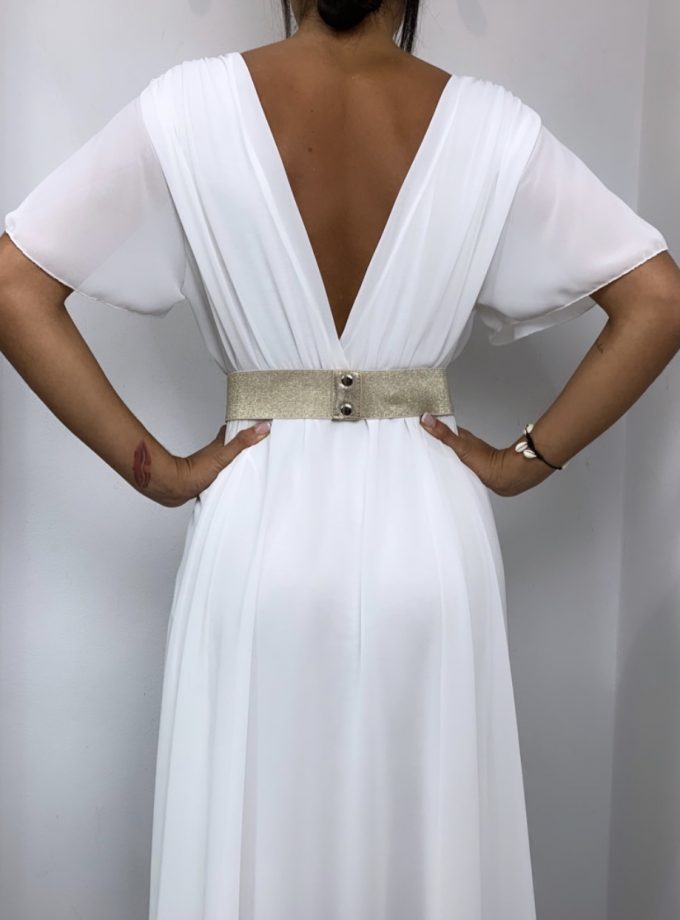 Vestido Bella Mangas Novia