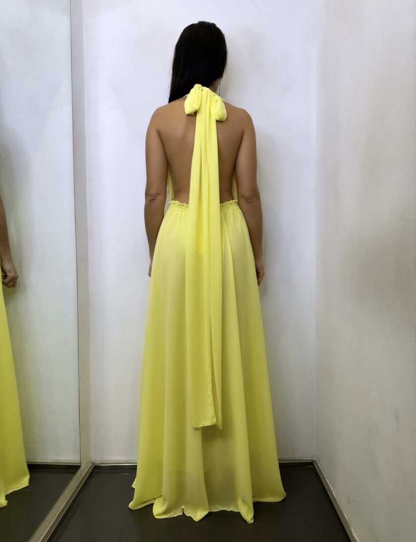 Vestido Multiposición Gasa Abertura