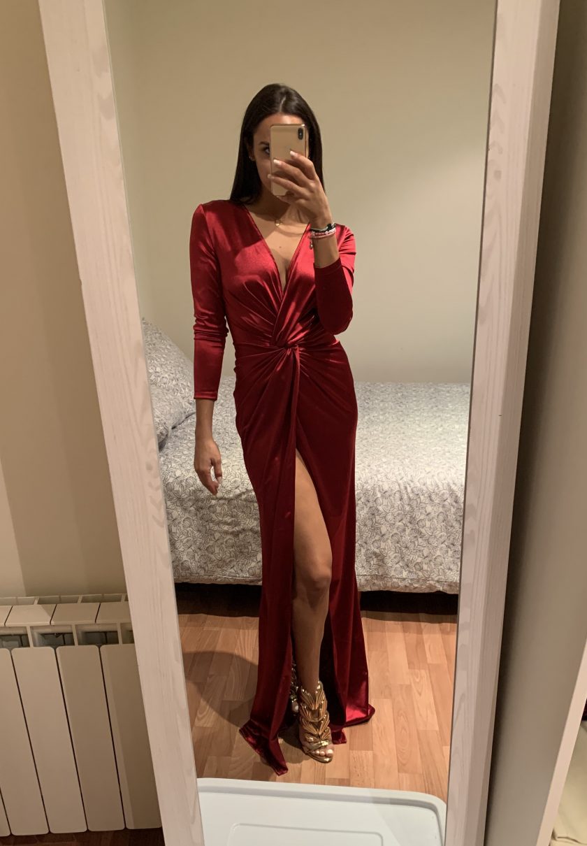 Vestido Nudo Mangas - Imagen 7