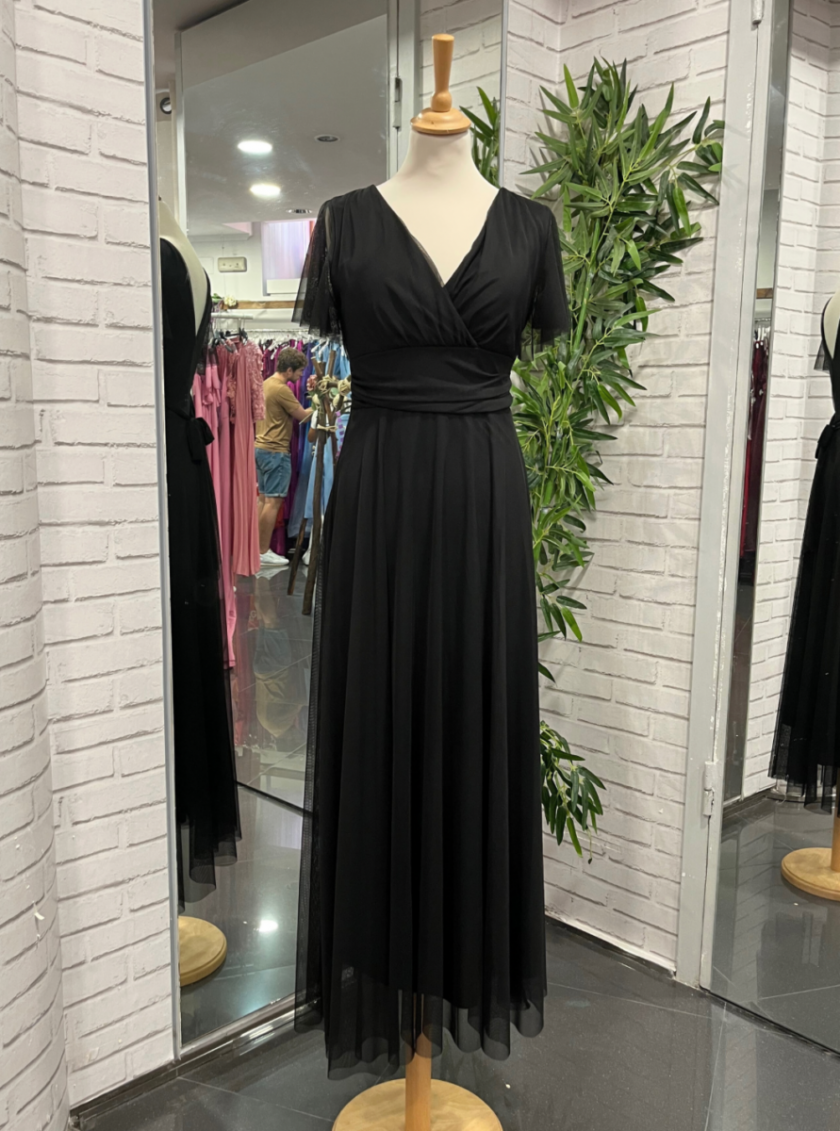 Vestido Tul Basic Mangas - Imagen 32