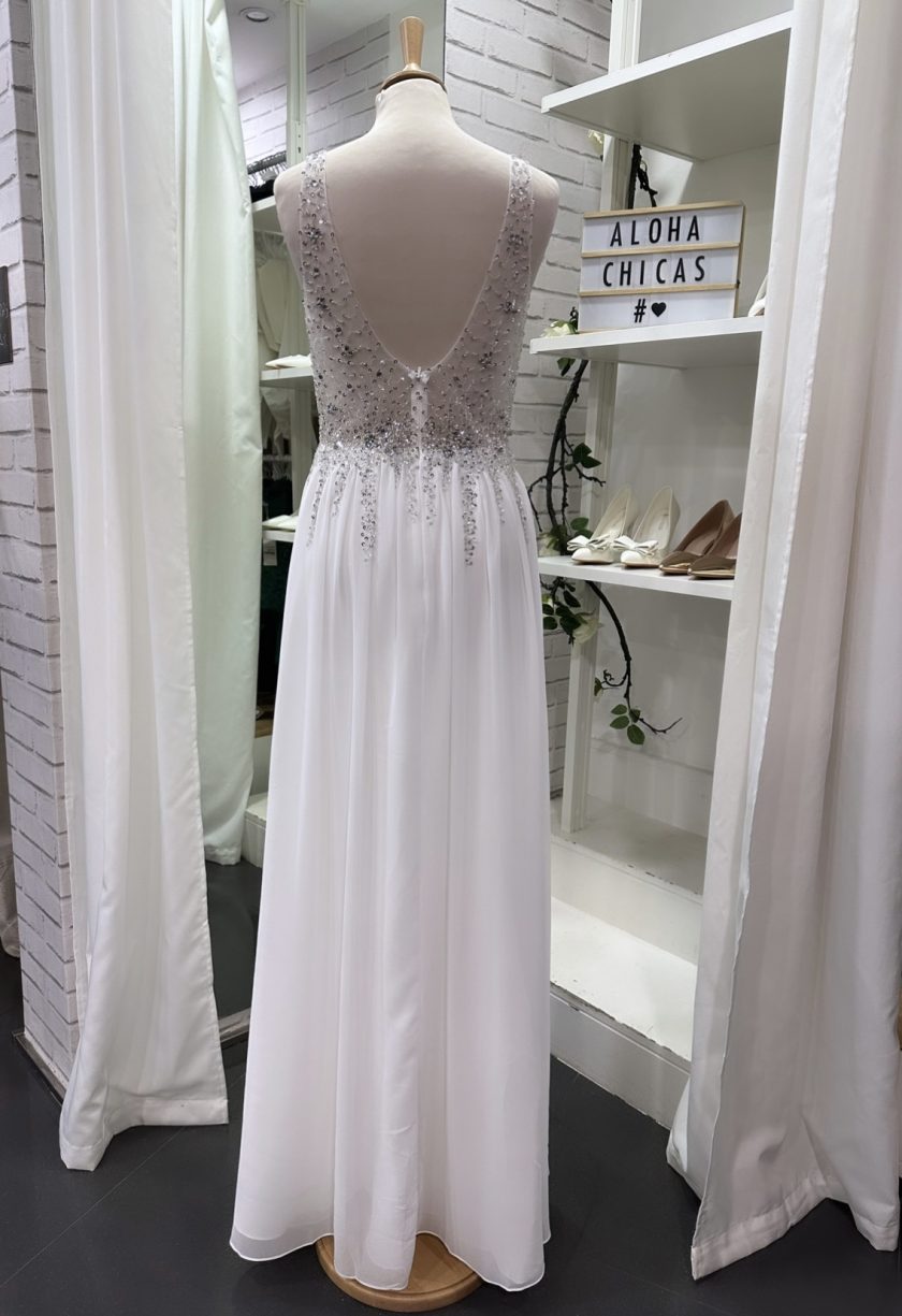 Vestido Novia Princesa transparencias - Imagen 6