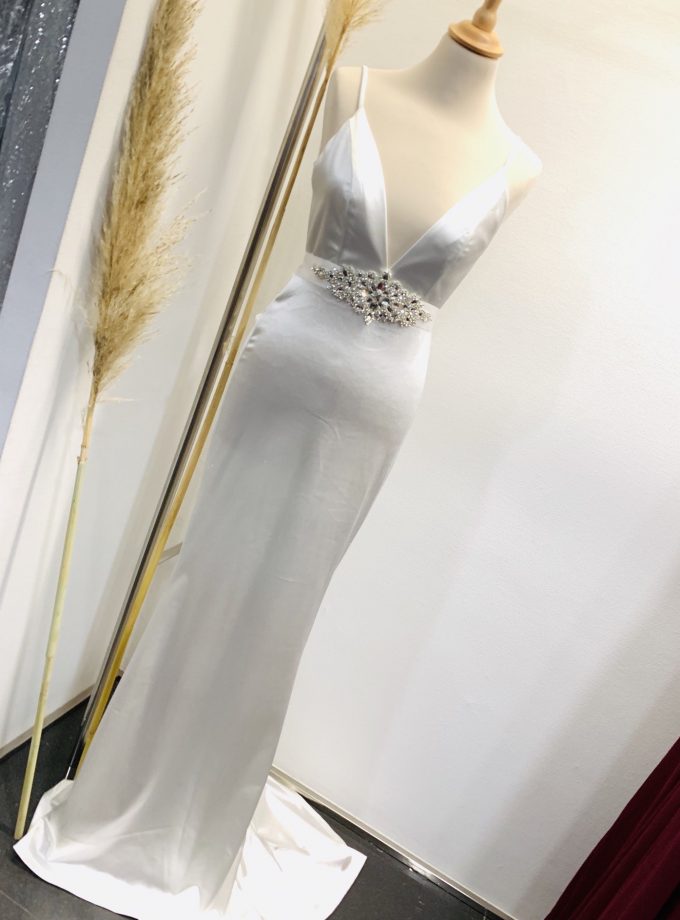 Cinturón Pedrería Novia Cruz Central