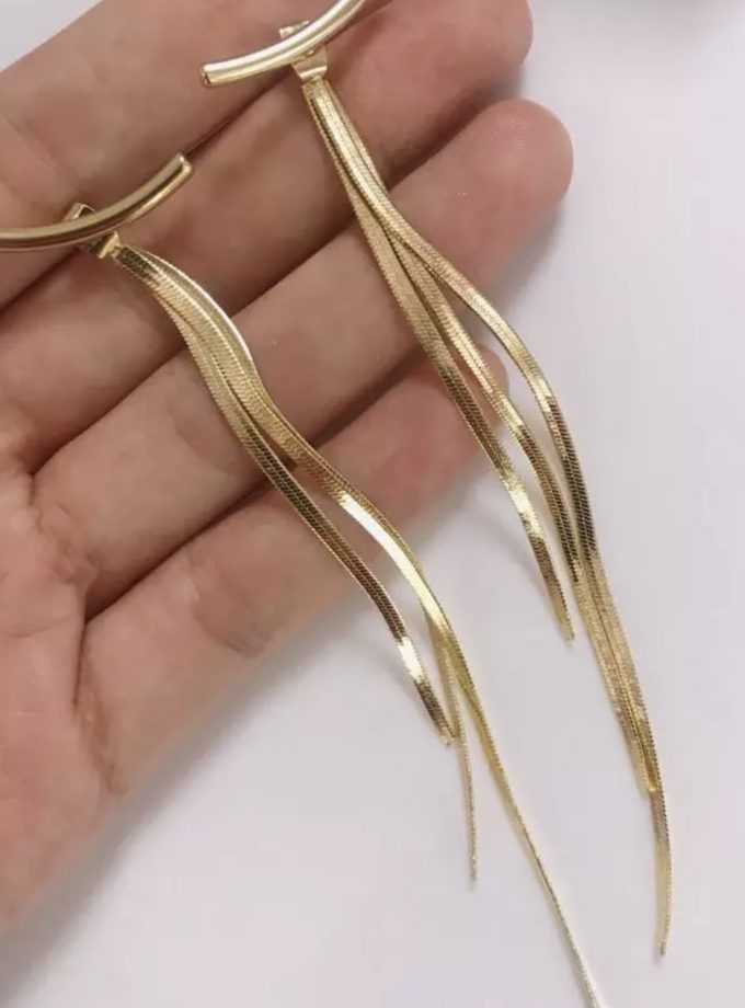 Pendientes Flecos Corazón