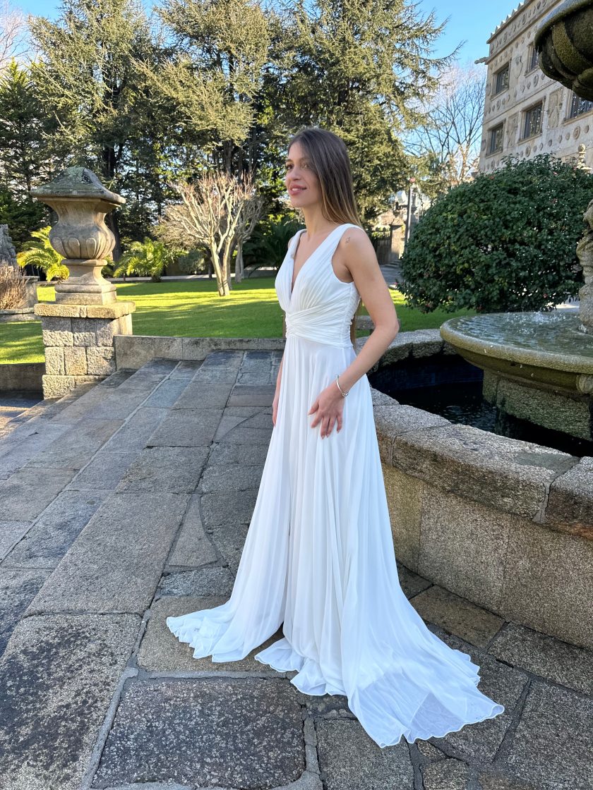 Vestido Dalia Escote Novia - Imagen 16