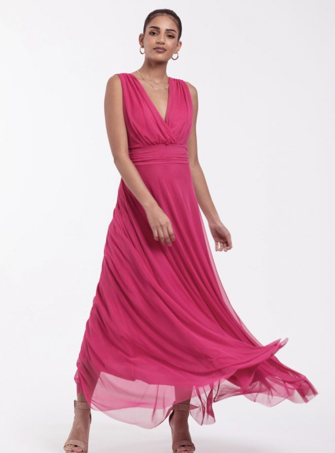 Vestido Tul Basic Cintura