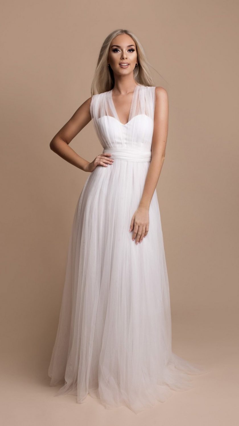 Vestido Multiposición Novia Tul