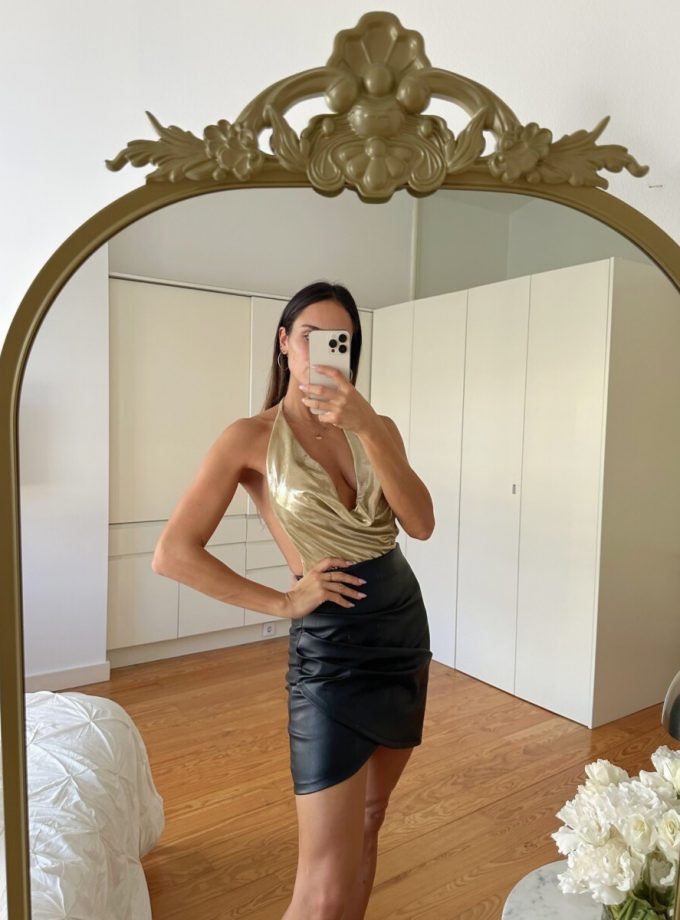 Falda Polipiel Cruzada