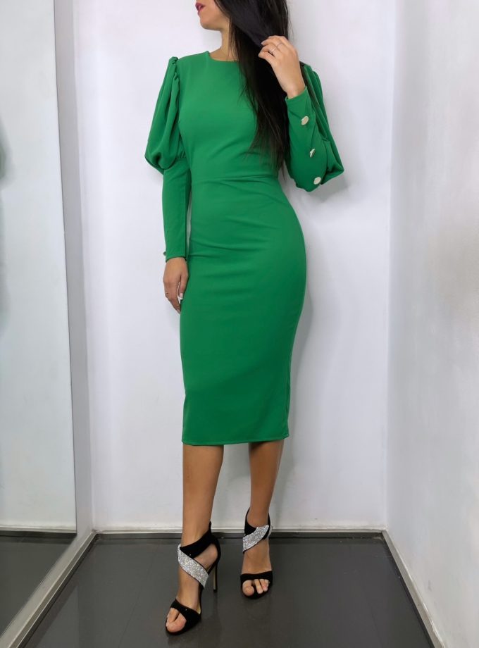 Vestido Midi Botones