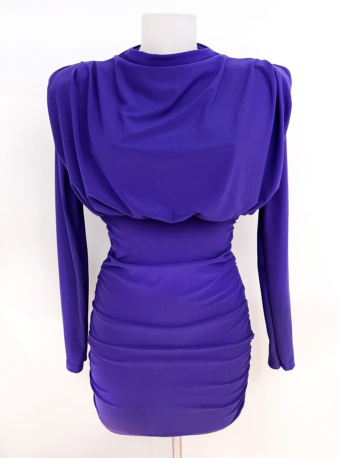 Vestido Hombreras Mangas