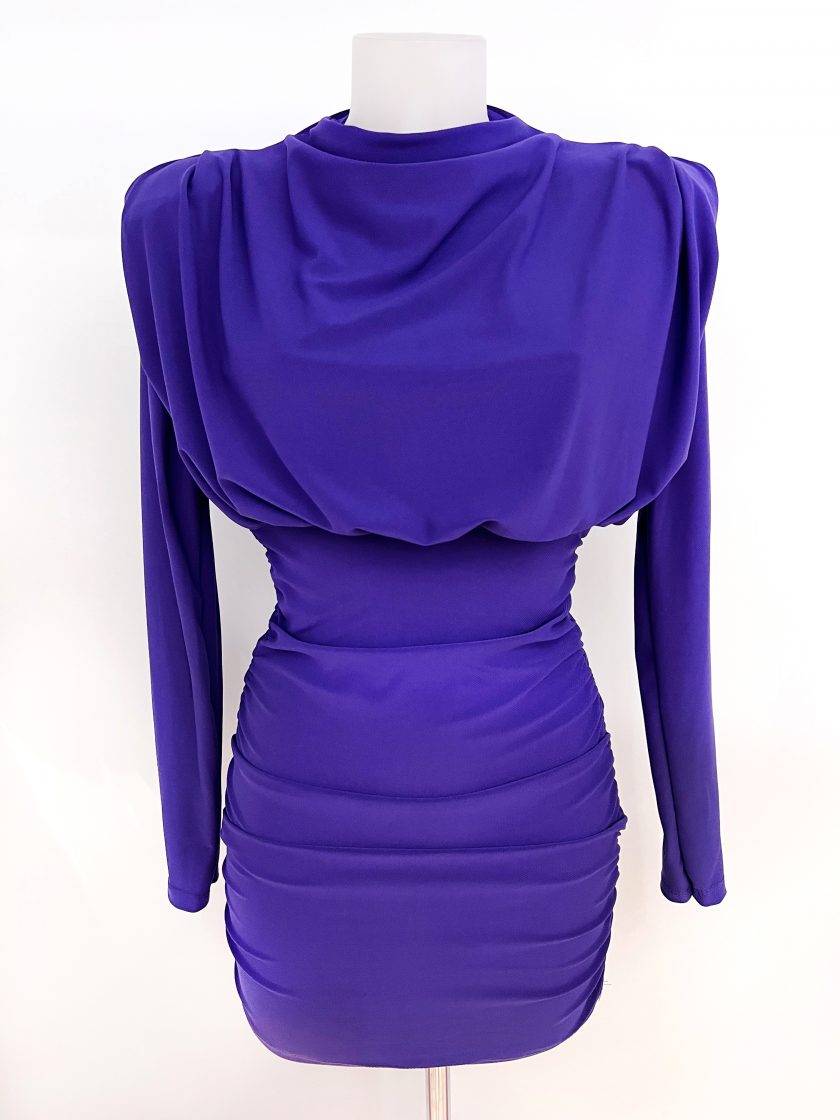 Vestido Hombreras Mangas - Imagen 4