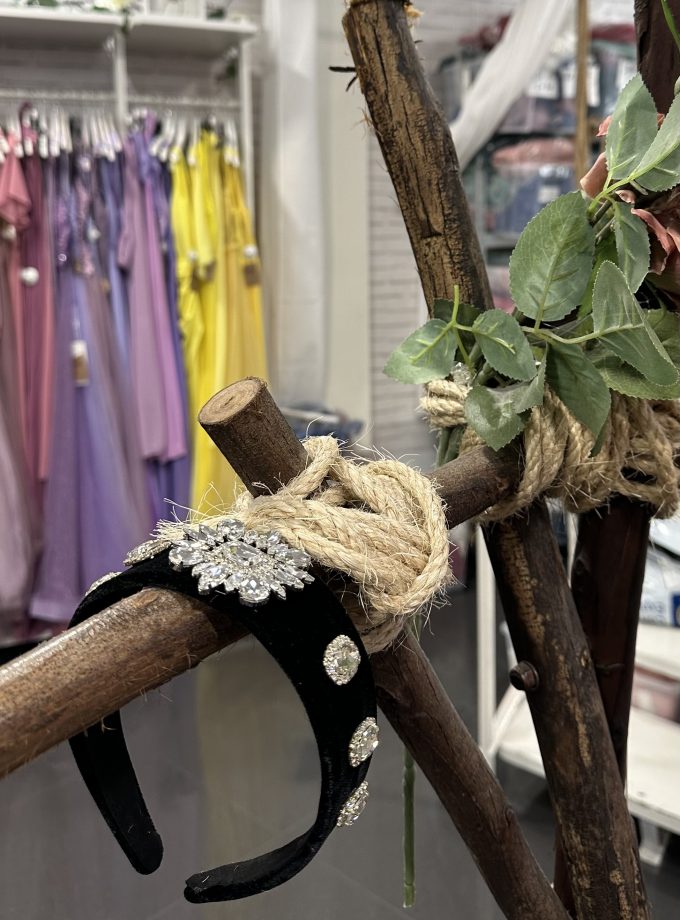 Diadema Joya Terciopelo