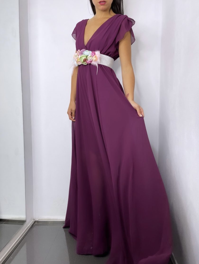 Vestido Bella Manga Corta - Imagen 6