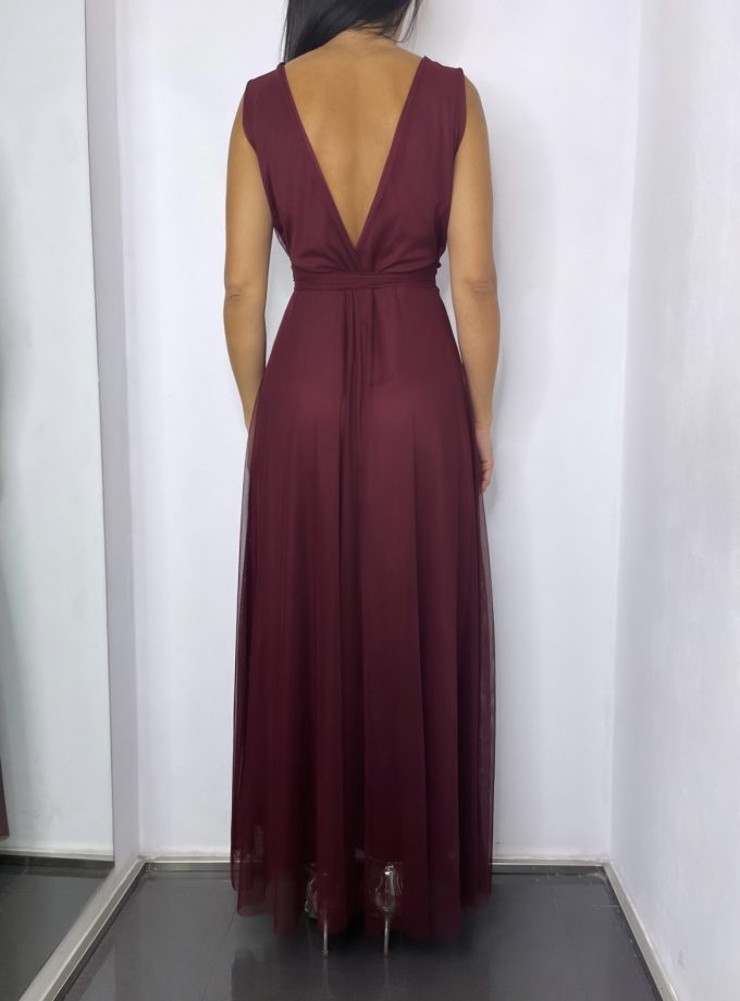 Vestido Tul Basic Cintura