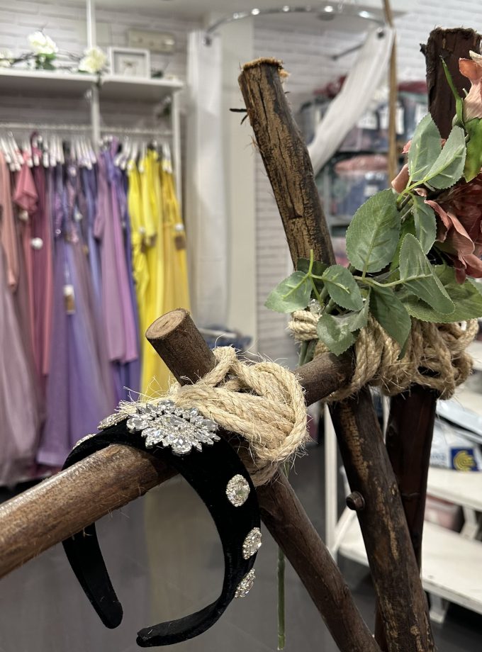 Diadema Joya Terciopelo