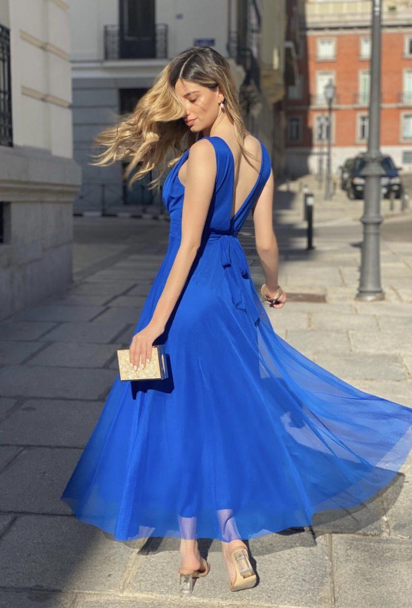 Vestido Tul Basic Cintura - Imagen 4